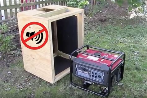 generator noisereduction box diy plans